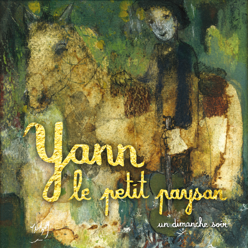 Gwen Tomahawk Tanguy Pochette CD Yann Le Petit Paysan Un Dimanche Soir Graphisme Illustration Fontainebleau