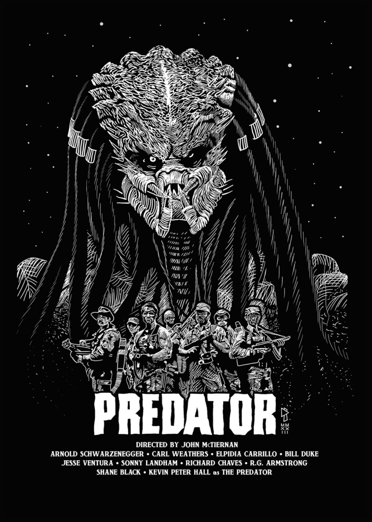 Predator Alternative Movie poster by Gwen Tomahawk