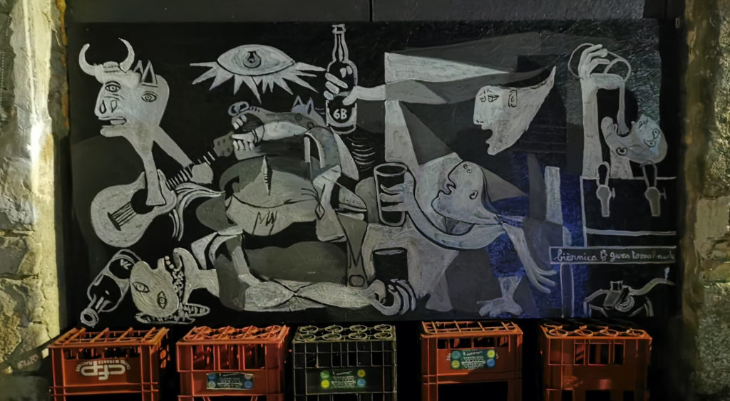 Bièrnica d'après Guernica de Pablo Picasso