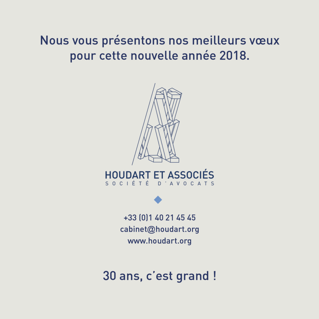 Couverture du Livre Voeux Houdart & Associés