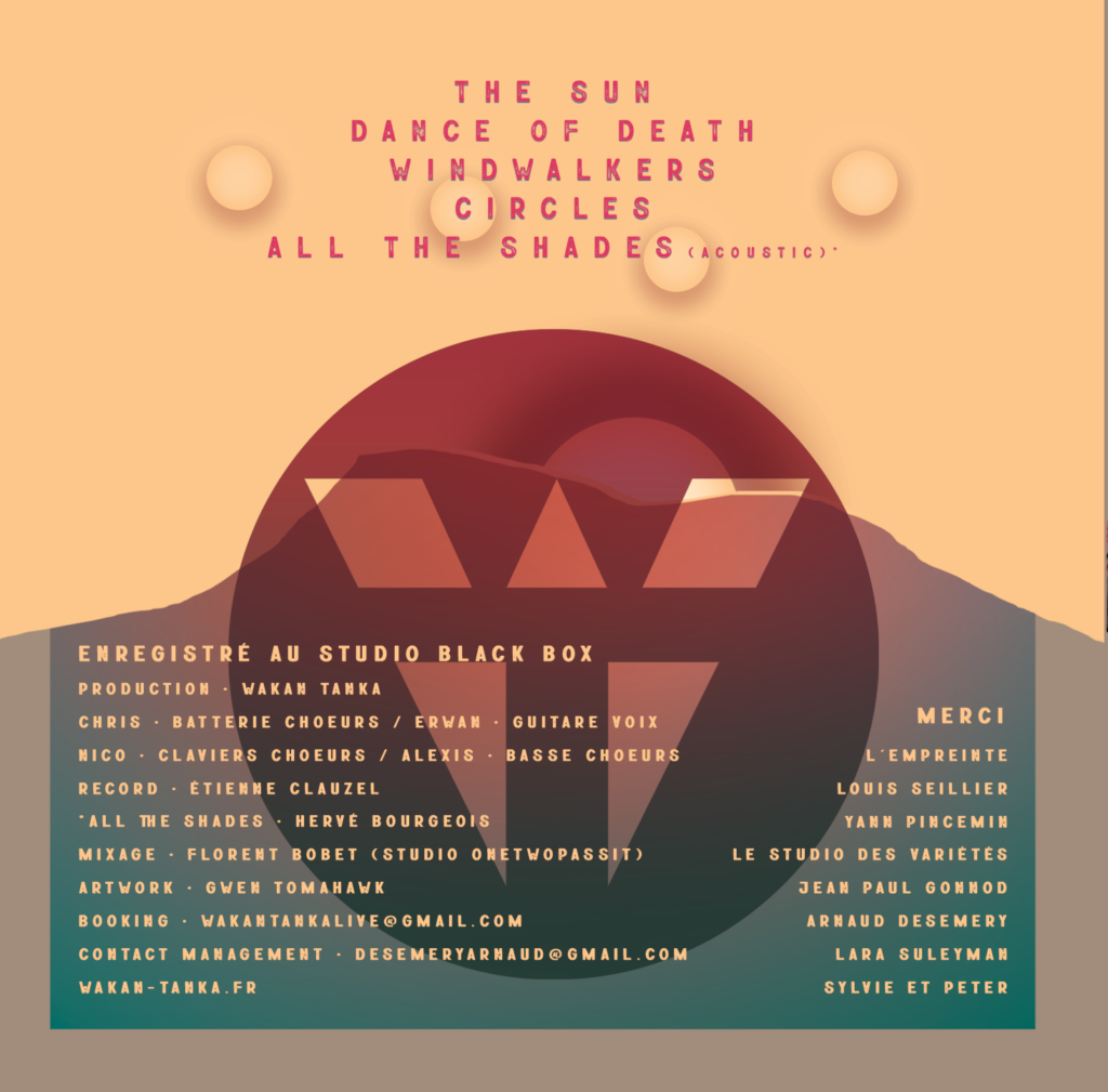 Pochette Wakan Tanka "Heat" Deuxième EP (2023)